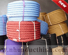 dây thừng, dây dù,dây tơ, dây dừa, dây nylon, dây polyetlen